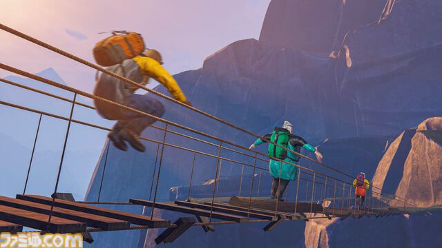 『Sunset Summit』老人たちが怪しげな薬などを駆使して山頂を目指す協力登山アクション。最大8人プレイ対応の体験版が配信開始。道中にはチェックポイントも完備