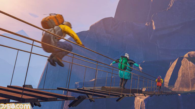 『Sunset Summit』老人たちが怪しげな薬などを駆使して山頂を目指す協力登山アクション。最大8人プレイ対応の体験版が配信開始。道中にはチェックポイントも完備