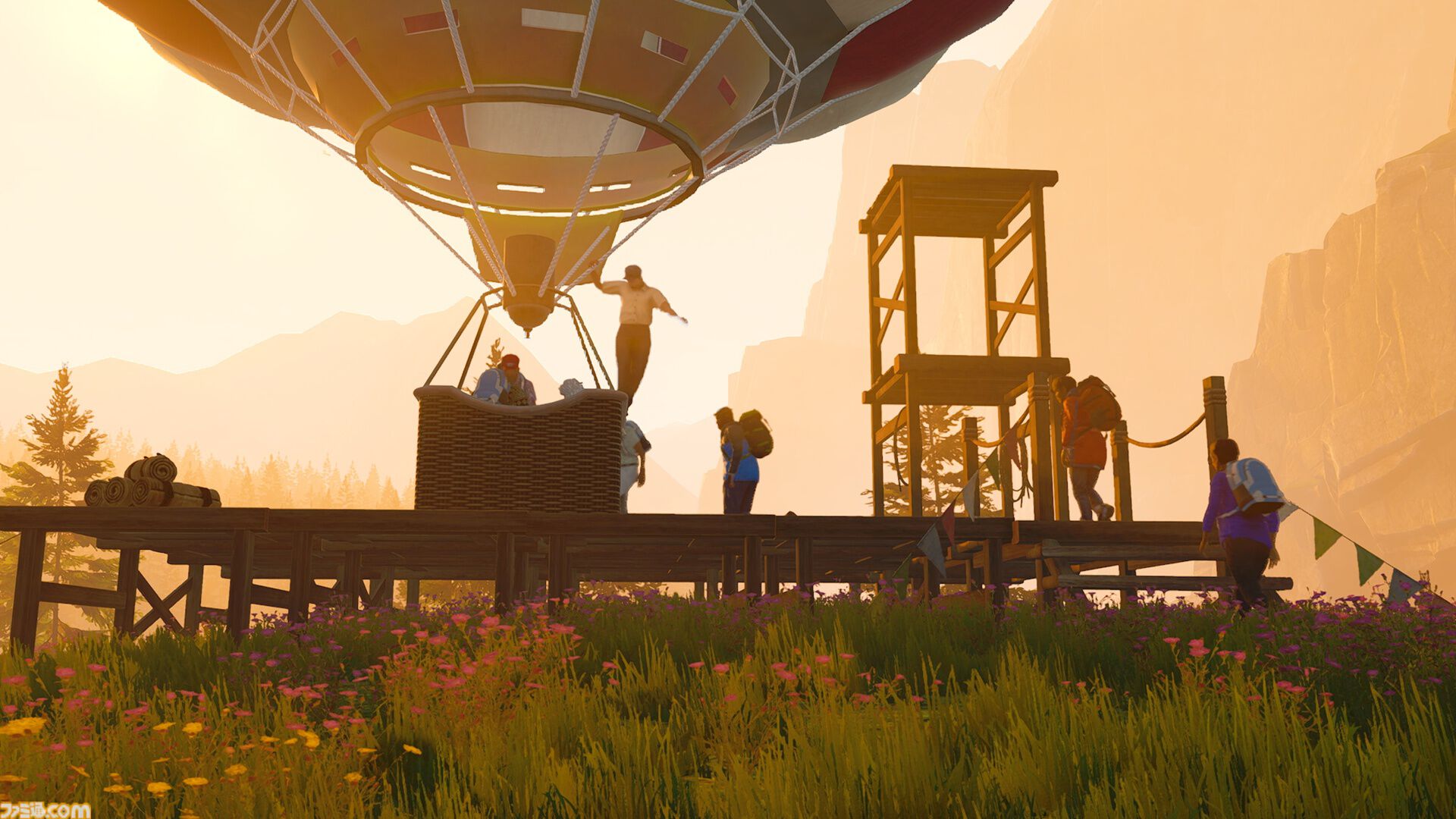 『Sunset Summit』老人たちが怪しげな薬などを駆使して山頂を目指す協力登山アクション。最大8人プレイ対応の体験版が配信開始。道中にはチェックポイントも完備