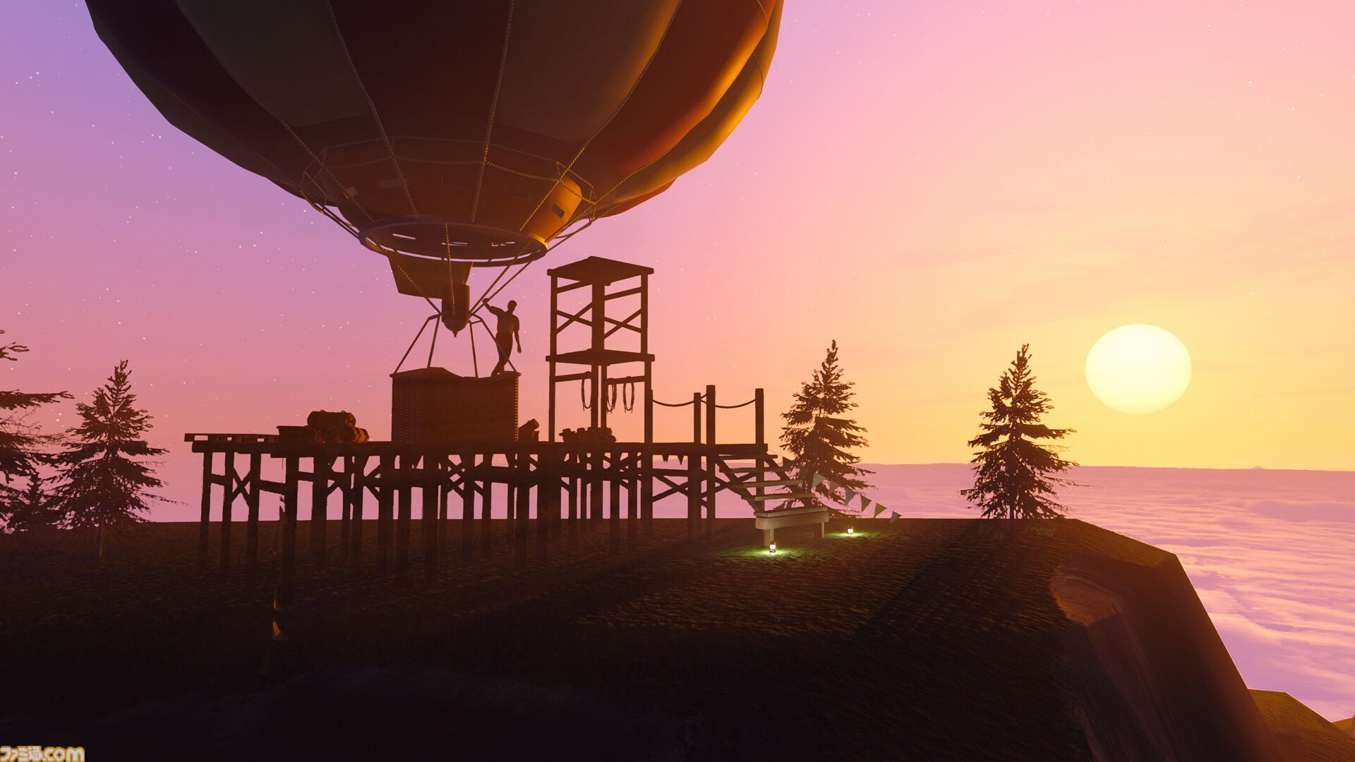 『Sunset Summit』老人たちが怪しげな薬などを駆使して山頂を目指す協力登山アクション。最大8人プレイ対応の体験版が配信開始。道中にはチェックポイントも完備