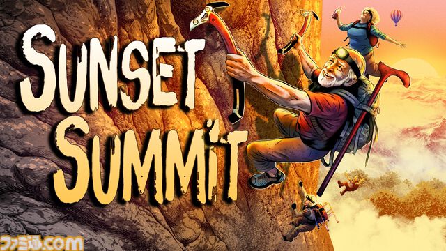 『Sunset Summit』老人たちが怪しげな薬などを駆使して山頂を目指す協力登山アクション。最大8人プレイ対応の体験版が配信開始。道中にはチェックポイントも完備