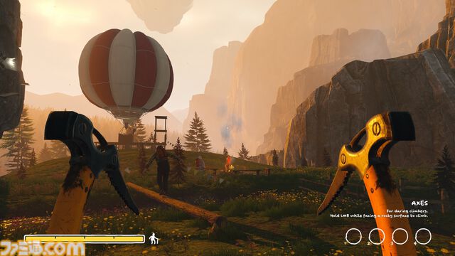 『Sunset Summit』老人たちが怪しげな薬などを駆使して山頂を目指す協力登山アクション。最大8人プレイ対応の体験版が配信開始。道中にはチェックポイントも完備