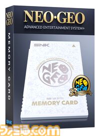NEOGEO AES+の予約受付が実施中。メモリーカードデザインのICカードステッカーがエビテン限定特典として付属、デザインが公開