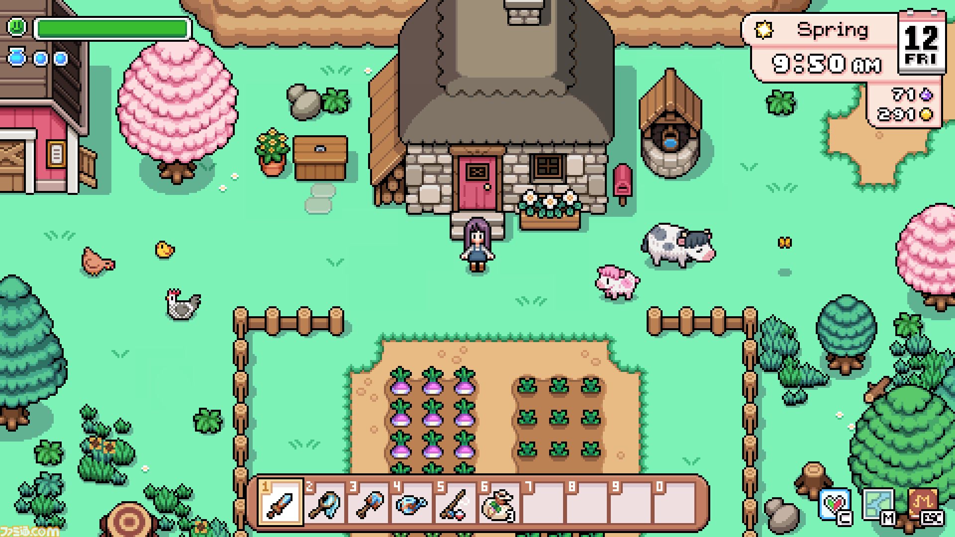 『Fields of Mistria』90年代アニメ風キャラとの恋愛も楽しめる農場シミュが8月5日のアップデートで日本語に対応。懐かしかわいい