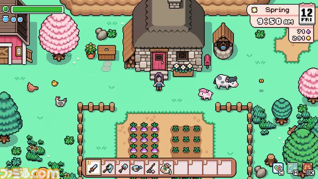 『Fields of Mistria』90年代アニメ風キャラとの恋愛も楽しめる農場シミュが8月5日のアップデートで日本語に対応。懐かしかわいい