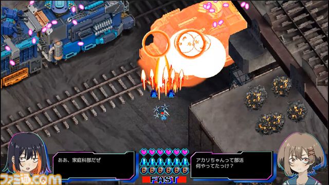 『赫夜 -カグヤ-』難度やさしめの女の子フルボイス弾幕シューティング。Steam弾幕フェスにあわせてテスト版を限定公開