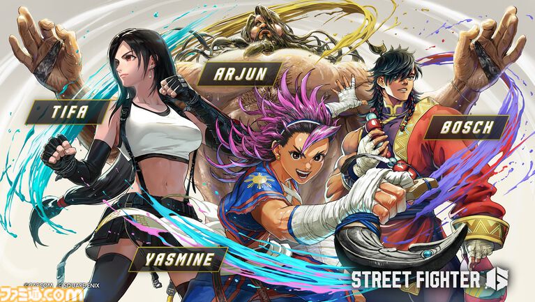 『スト6』ヤスミン、アルジュン、ボシュ、『FF7』ティファが参戦するYear4インタビュー。「ティファを象徴するものはリリーの風溜めのような固有のもの」とのこと