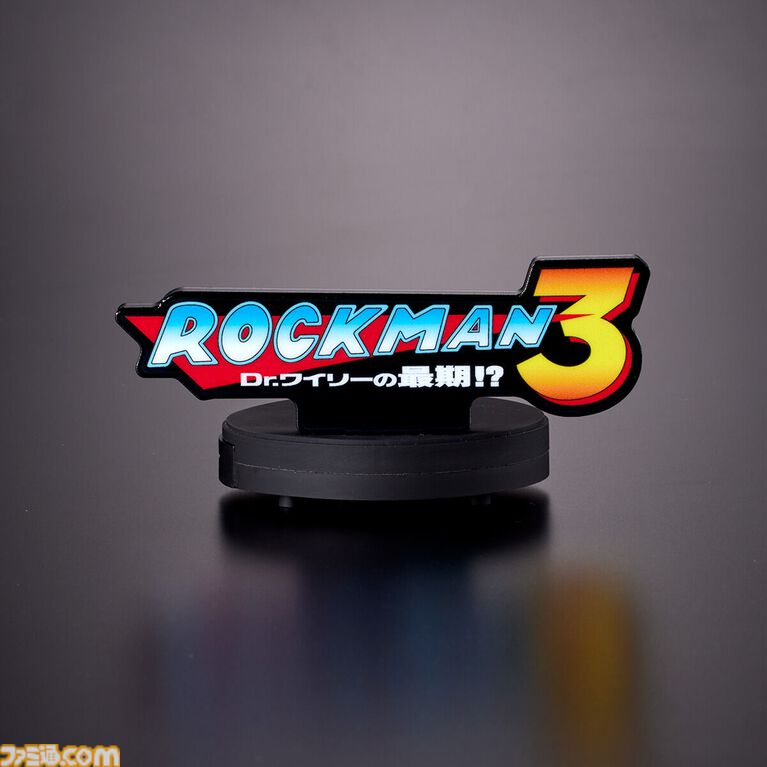 『ロックマン』BGMが流れるアクリルロゴディスプレイが予約開始。第1作から『11』までのタイトルロゴをそれぞれの音楽とともに飾れる