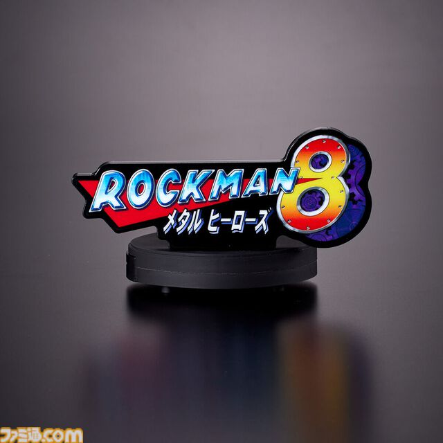 『ロックマン』BGMが流れるアクリルロゴディスプレイが予約開始。第1作から『11』までのタイトルロゴをそれぞれの音楽とともに飾れる