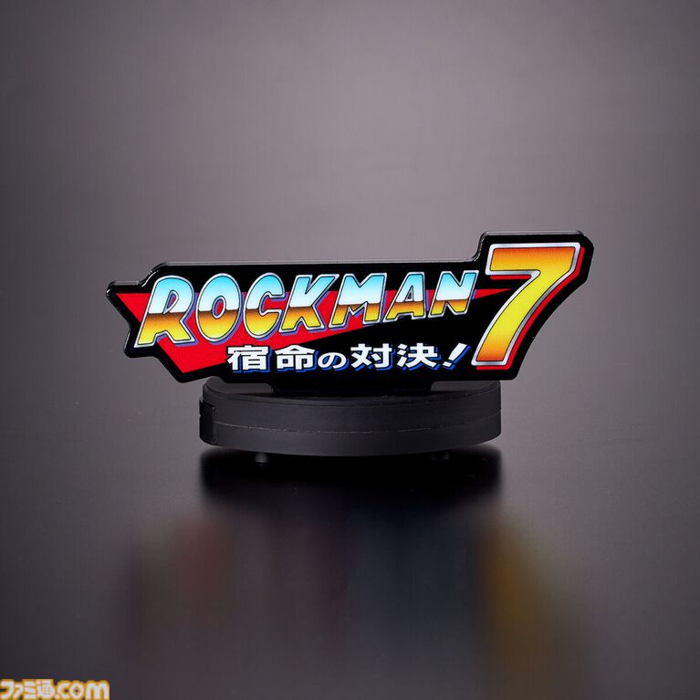 『ロックマン』BGMが流れるアクリルロゴディスプレイが予約開始。第1作から『11』までのタイトルロゴをそれぞれの音楽とともに飾れる