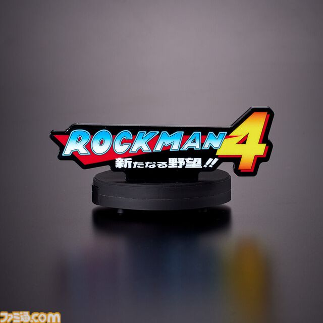 『ロックマン』BGMが流れるアクリルロゴディスプレイが予約開始。第1作から『11』までのタイトルロゴをそれぞれの音楽とともに飾れる
