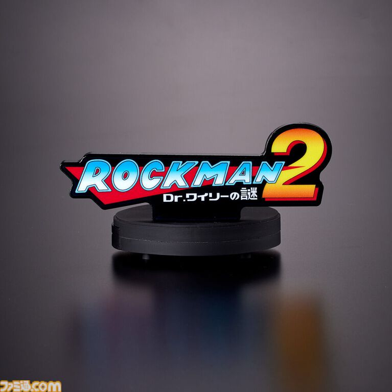 『ロックマン』BGMが流れるアクリルロゴディスプレイが予約開始。第1作から『11』までのタイトルロゴをそれぞれの音楽とともに飾れる
