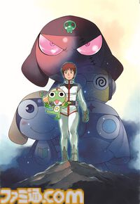 『ガンダム』×『ケロロ』コラボで軍曹、アムロ、シャアが腕組み歩く。安彦良和＆吉崎観音の描き下ろしイラスト、ガンダムMk-II（ケロロ仕様）などコラボ詳細解禁