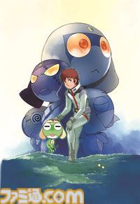 『ガンダム』×『ケロロ』コラボで軍曹、アムロ、シャアが腕組み歩く。安彦良和＆吉崎観音の描き下ろしイラスト、ガンダムMk-II（ケロロ仕様）などコラボ詳細解禁