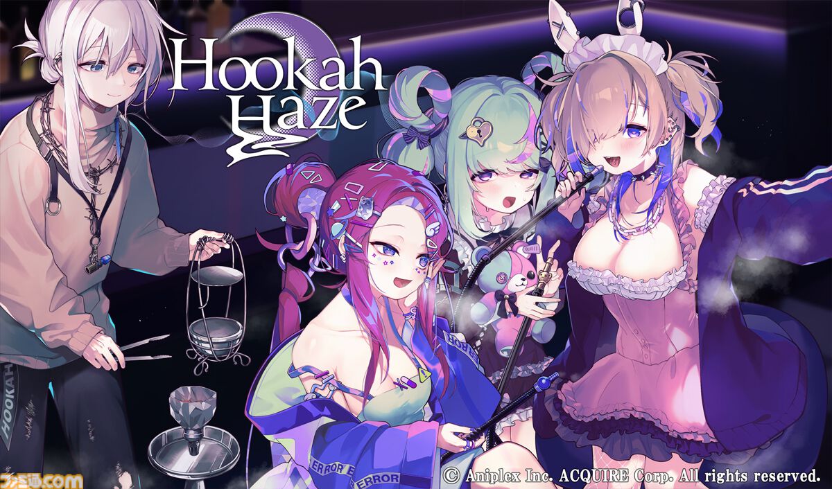 シーシャ（水たばこ）を通じて美少女と心を交わすアドベンチャー『フーカーヘイズ』体験版が配信開始。本編未収録のストーリーが楽しめる