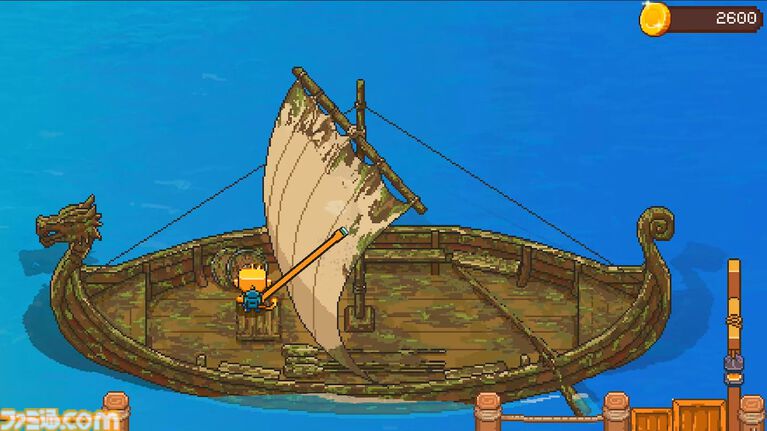 船を掃除するチルな2Dドットシミュレーション『Seaside Wash』Steamストアページ公開