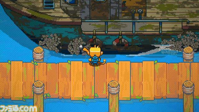 船を掃除するチルな2Dドットシミュレーション『Seaside Wash』Steamストアページ公開