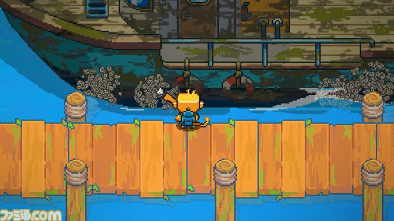 船を掃除するチルな2Dドットシミュレーション『Seaside Wash』Steamストアページ公開
