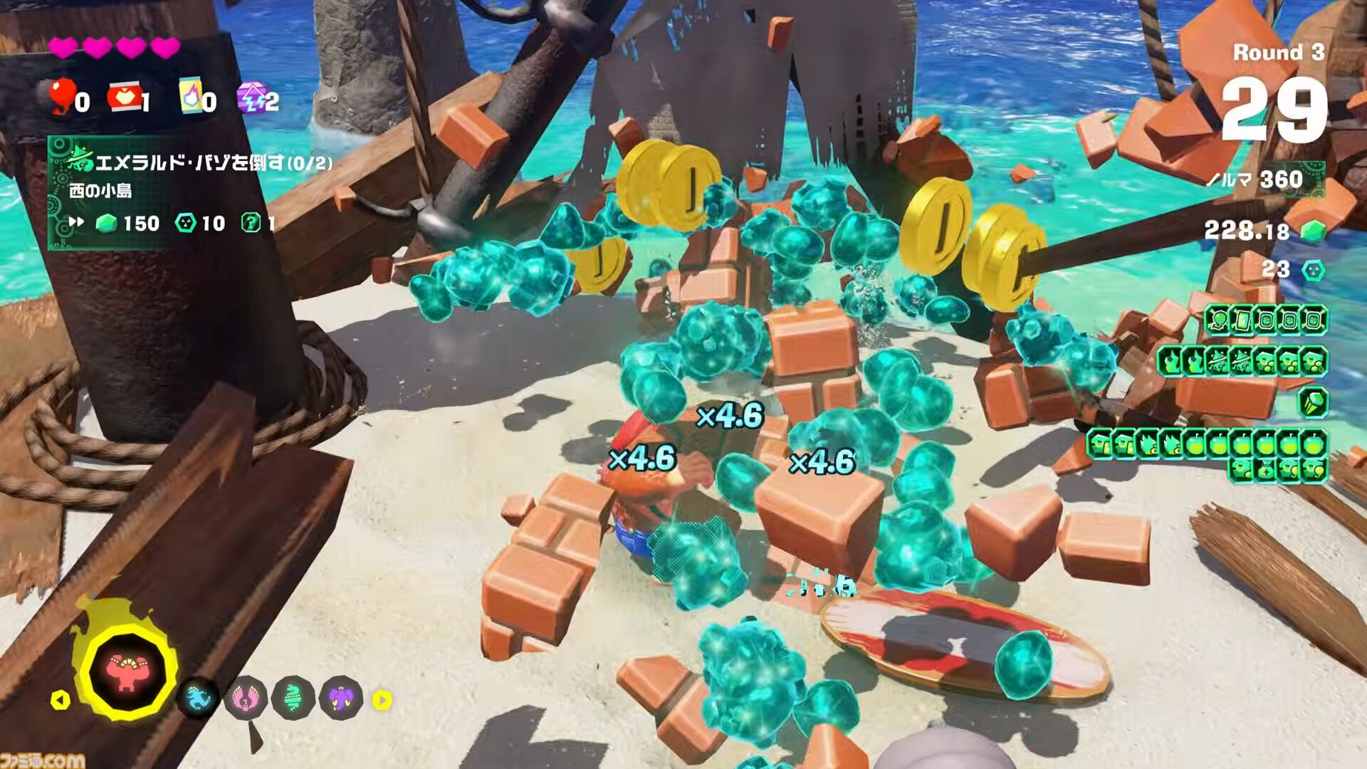 『ドンキーコング バナンザ』有料DLCで『マリオ』コラボ開催。コイン、スーパーキノコ、ハテナブロックなどが登場する特別なエメラルドラッシュ【Nintendo Direct 2026.6.9】