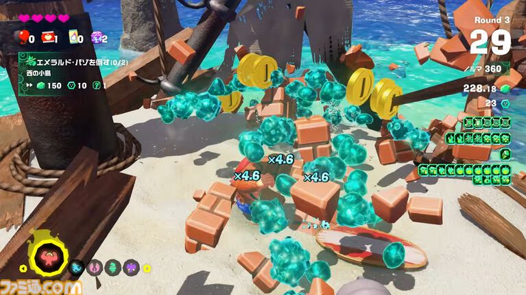 『ドンキーコング バナンザ』有料DLCで『マリオ』コラボ開催。コイン、スーパーキノコ、ハテナブロックなどが登場する特別なエメラルドラッシュ【Nintendo Direct 2026.6.9】
