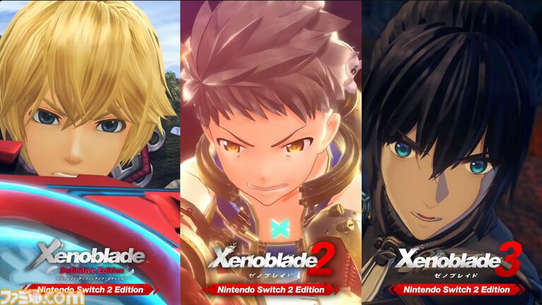 『ゼノブレイド』3作のSwitch2版が発表。それぞれにボイスやクエストなどの追加要素あり【Nintendo Direct 2026.6.9】