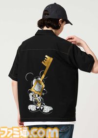『キングダム ハーツ』幸運のマークがあしらわれた王様モチーフの半袖シャツがオシャレ。グラニフよりアパレルアイテムがウェブ先行予約中