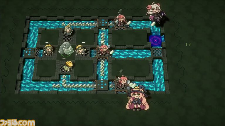『レイジーウィッチーズファクトリー』かわいい使い魔を働かせて借金返済するローグライト工場ビルダーの体験版が配信開始