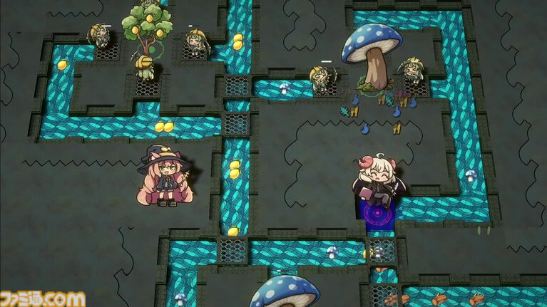 『レイジーウィッチーズファクトリー』かわいい使い魔を働かせて借金返済するローグライト工場ビルダーの体験版が配信開始