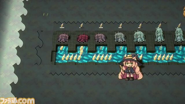 『レイジーウィッチーズファクトリー』かわいい使い魔を働かせて借金返済するローグライト工場ビルダーの体験版が配信開始