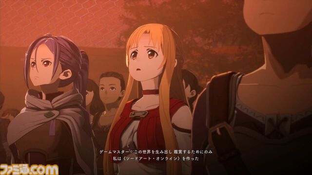 【SAO新作】『エコーズ オブ アインクラッド』先行レビュー。茅場演説シーンでミトの存在を確認。キャラクリのバリエーションも紹介