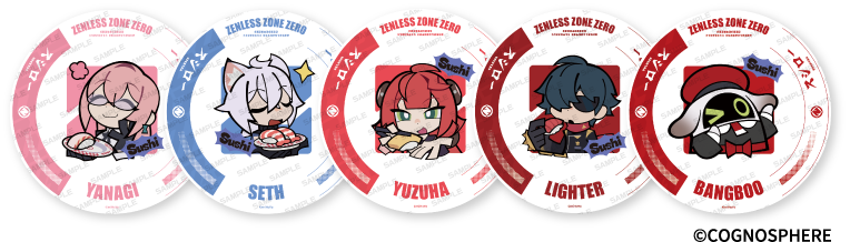 『ゼンゼロ』スシローコラボが6月24日より開催。コラボおすし&スイーツやミニフィギュア付きソフトドリンクなどが登場