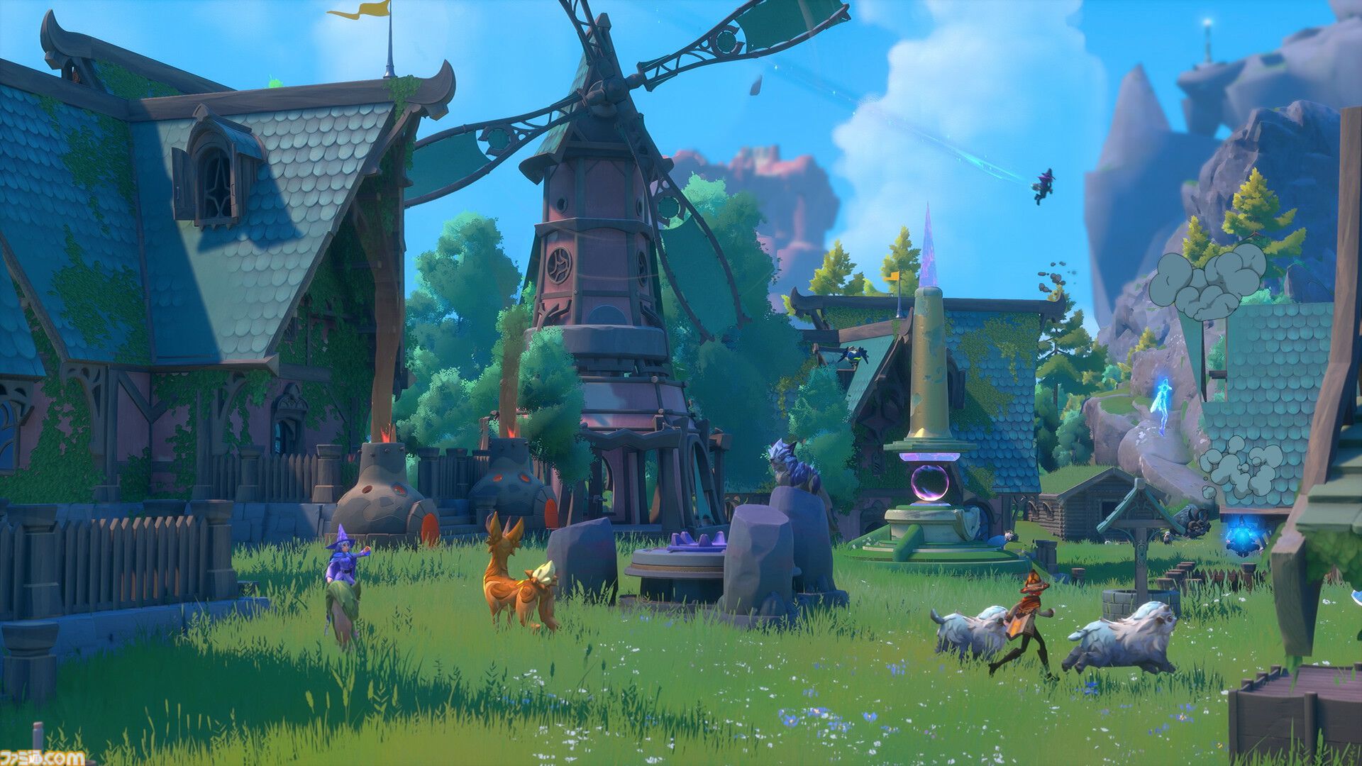『Witchspire（ウィッチスパイア）』魔法世界のオープンワールド・サバイバルクラフトが本日（6/11）早期アクセス開始。ほうきに乗って世界を飛び回ろう