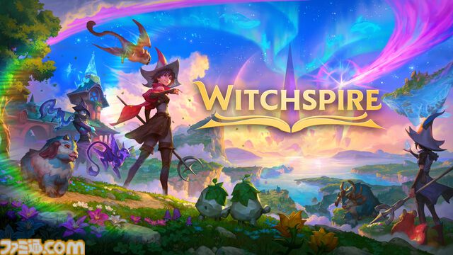 『Witchspire（ウィッチスパイア）』魔法世界のオープンワールド・サバイバルクラフトが本日（6/11）早期アクセス開始。ほうきに乗って世界を飛び回ろう