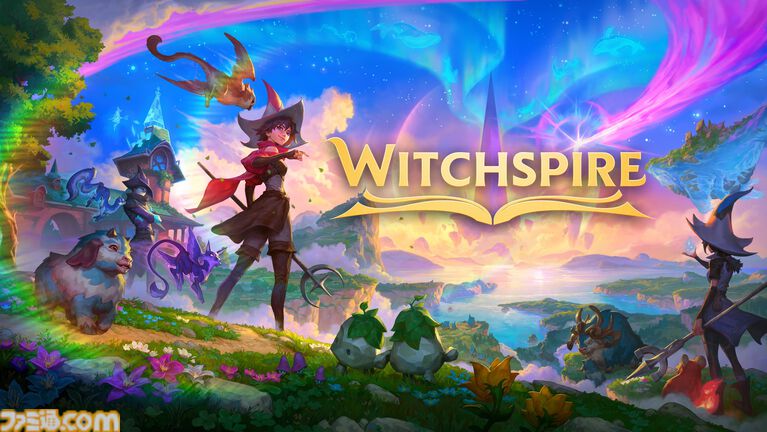 『Witchspire(ウィッチスパイア)』魔法世界のオープンワールド・サバイバルクラフトが本日(6/11)早期アクセス開始。ほうきに乗って世界を飛び回ろう