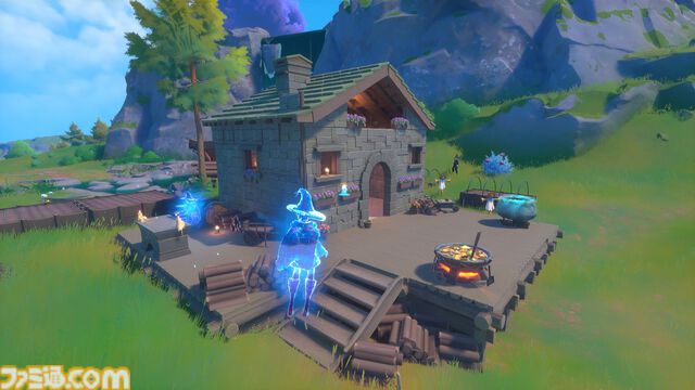 『Witchspire（ウィッチスパイア）』魔法世界のオープンワールド・サバイバルクラフトが本日（6/11）早期アクセス開始。ほうきに乗って世界を飛び回ろう