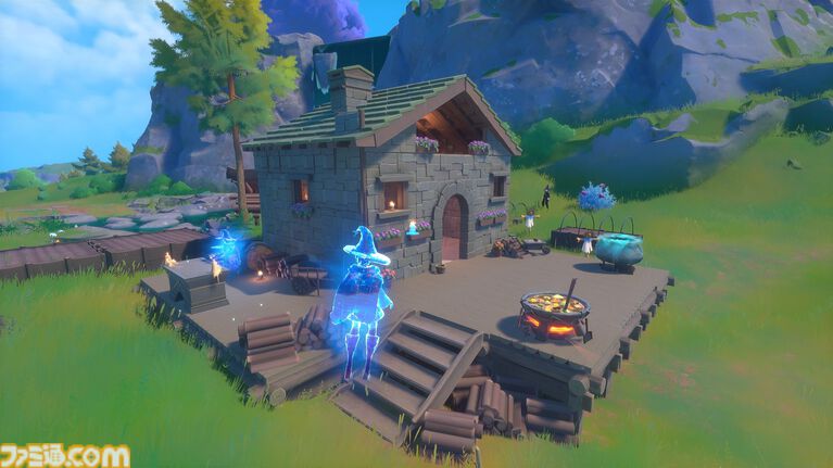 『Witchspire(ウィッチスパイア)』魔法世界のオープンワールド・サバイバルクラフトが本日(6/11)早期アクセス開始。ほうきに乗って世界を飛び回ろう
