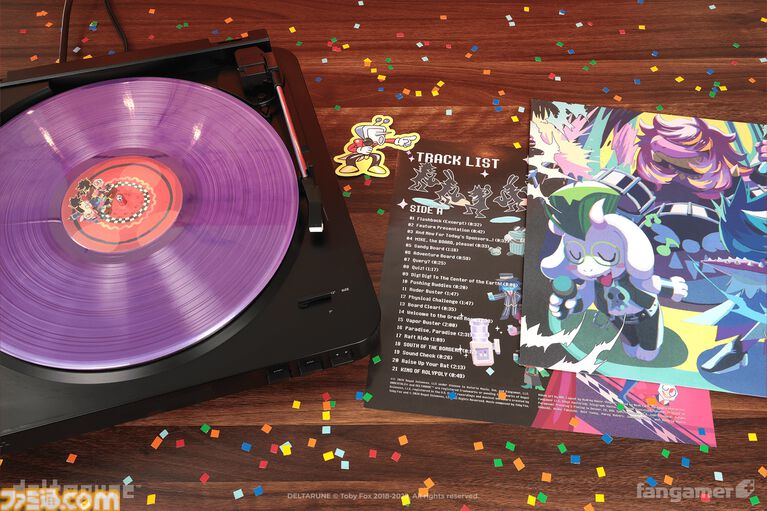 『DELTARUNE』4種類の顔パーツを付け替えられるテナのフィギュアが入荷。Tシャツやピアノスコアなど新グッズ5点も登場