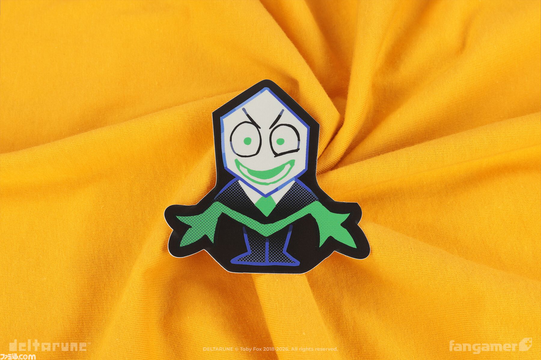 『DELTARUNE』4種類の顔パーツを付け替えられるテナのフィギュアが入荷。Tシャツやピアノスコアなど新グッズ5点も登場