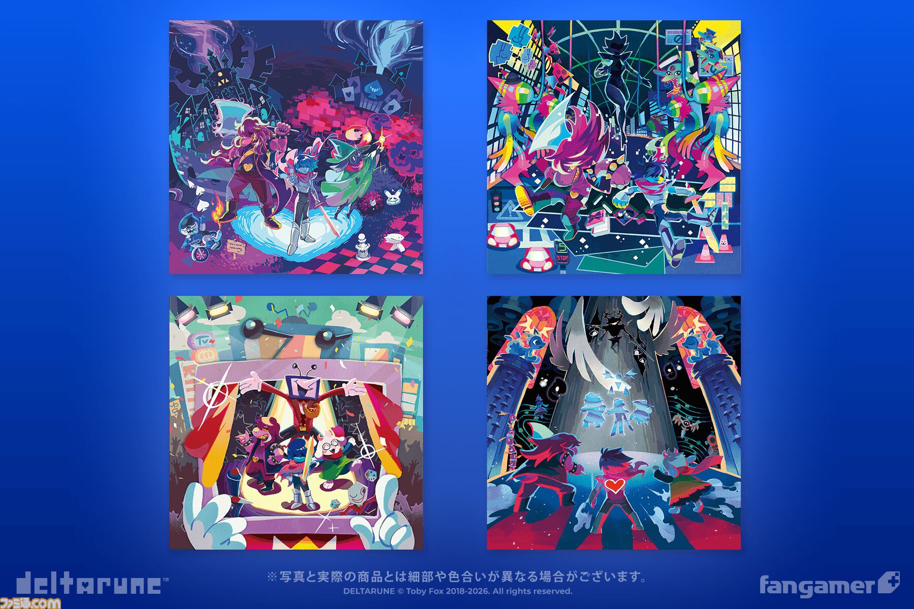 『DELTARUNE』4種類の顔パーツを付け替えられるテナのフィギュアが入荷。Tシャツやピアノスコアなど新グッズ5点も登場