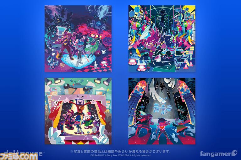『DELTARUNE』4種類の顔パーツを付け替えられるテナのフィギュアが入荷。Tシャツやピアノスコアなど新グッズ5点も登場