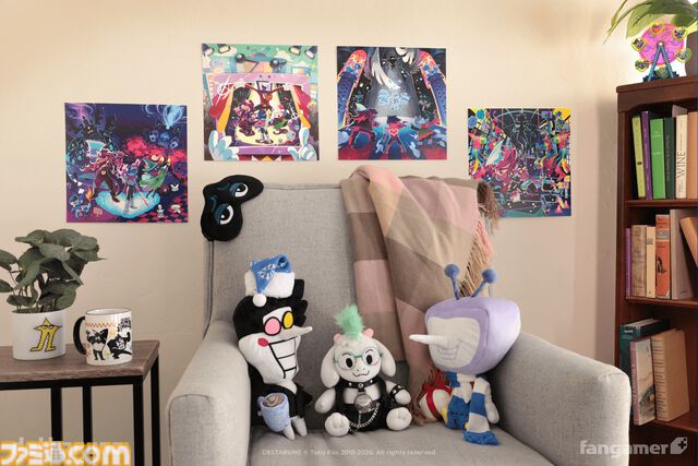 『DELTARUNE』4種類の顔パーツを付け替えられるテナのフィギュアが入荷。Tシャツやピアノスコアなど新グッズ5点も登場