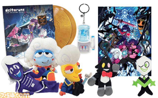 『DELTARUNE』4種類の顔パーツを付け替えられるテナのフィギュアが入荷。Tシャツやピアノスコアなど新グッズ5点も登場