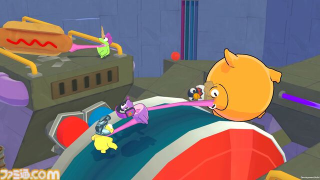 『フロッグスクワッド』腹ペコなボスに食料を捧げるため奮闘する協力アクションが本日（6/12）発売。ベタベタの“舌”をつかって解決するひらめきパズル