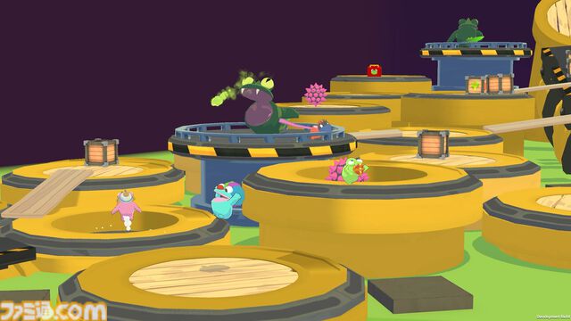 『フロッグスクワッド』腹ペコなボスに食料を捧げるため奮闘する協力アクションが本日（6/12）発売。ベタベタの“舌”をつかって解決するひらめきパズル