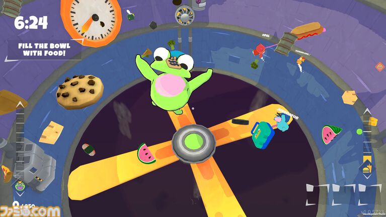 『フロッグスクワッド』腹ペコなボスに食料を捧げるため奮闘する協力アクションが本日(6/12)発売。ベタベタの“舌”をつかって解決するひらめきパズル