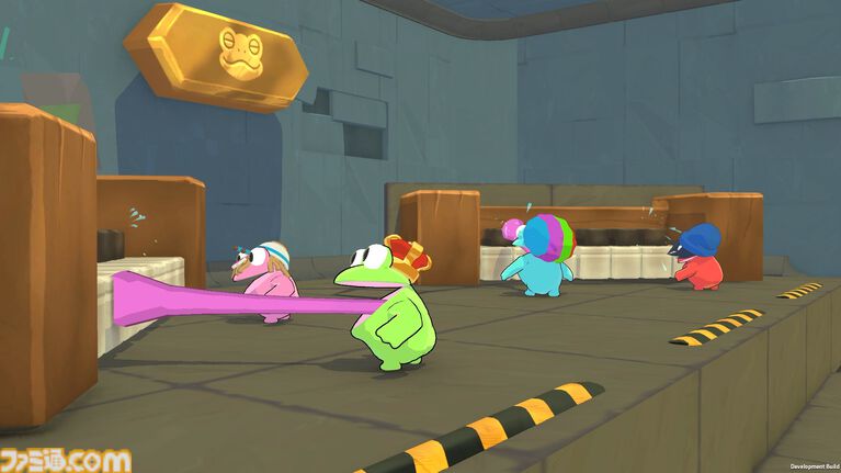 『フロッグスクワッド』腹ペコなボスに食料を捧げるため奮闘する協力アクションが本日(6/12)発売。ベタベタの“舌”をつかって解決するひらめきパズル