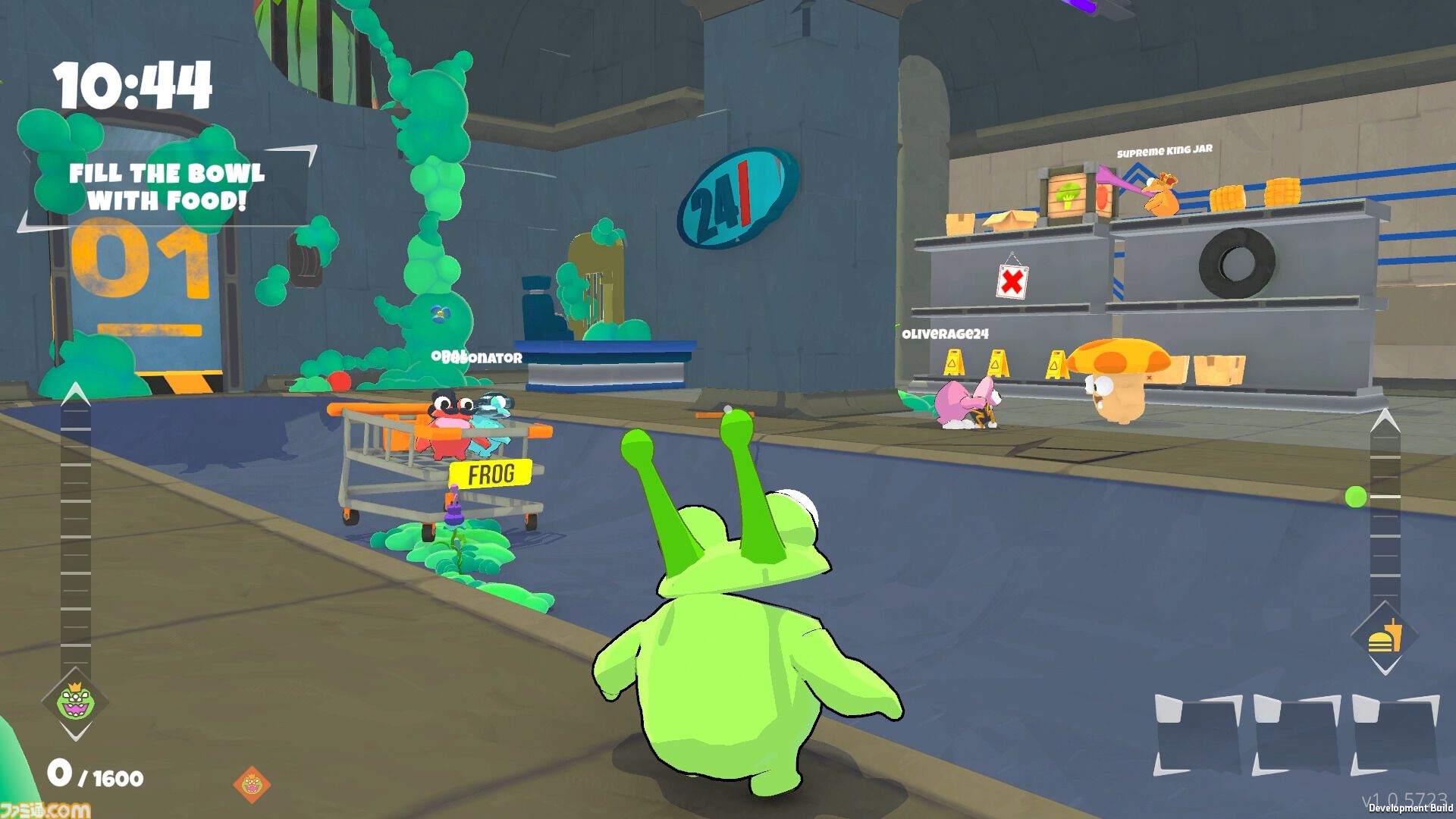 『フロッグスクワッド』腹ペコなボスに食料を捧げるため奮闘する協力アクションが本日（6/12）発売。ベタベタの“舌”をつかって解決するひらめきパズル