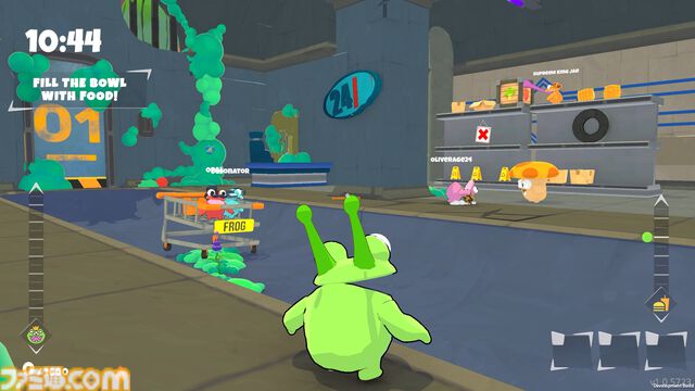 『フロッグスクワッド』腹ペコなボスに食料を捧げるため奮闘する協力アクションが本日（6/12）発売。ベタベタの“舌”をつかって解決するひらめきパズル