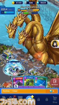 『デイヴ・ザ・ダイバー』開発チームが『ゴジラ』新作スマホゲームを制作中。ゴジラだけでなくキングギドラなどシリーズおなじみの怪獣も