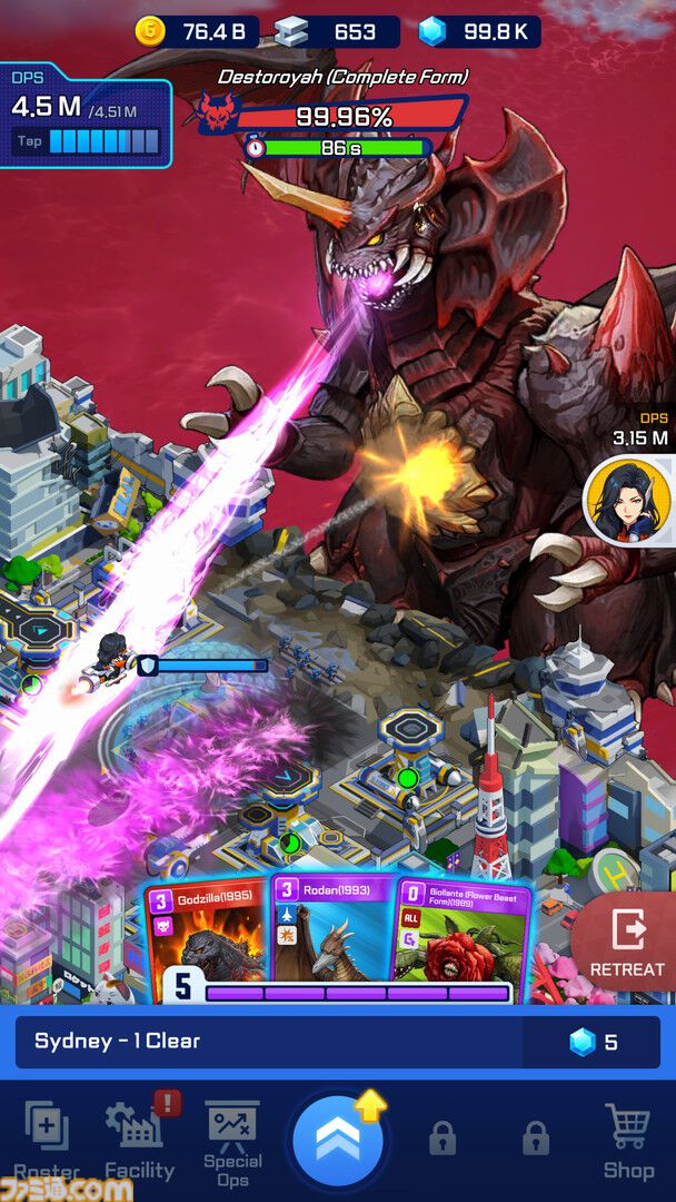 『デイヴ・ザ・ダイバー』開発チームが『ゴジラ』新作スマホゲームを制作中。ゴジラだけでなくキングギドラなどシリーズおなじみの怪獣も